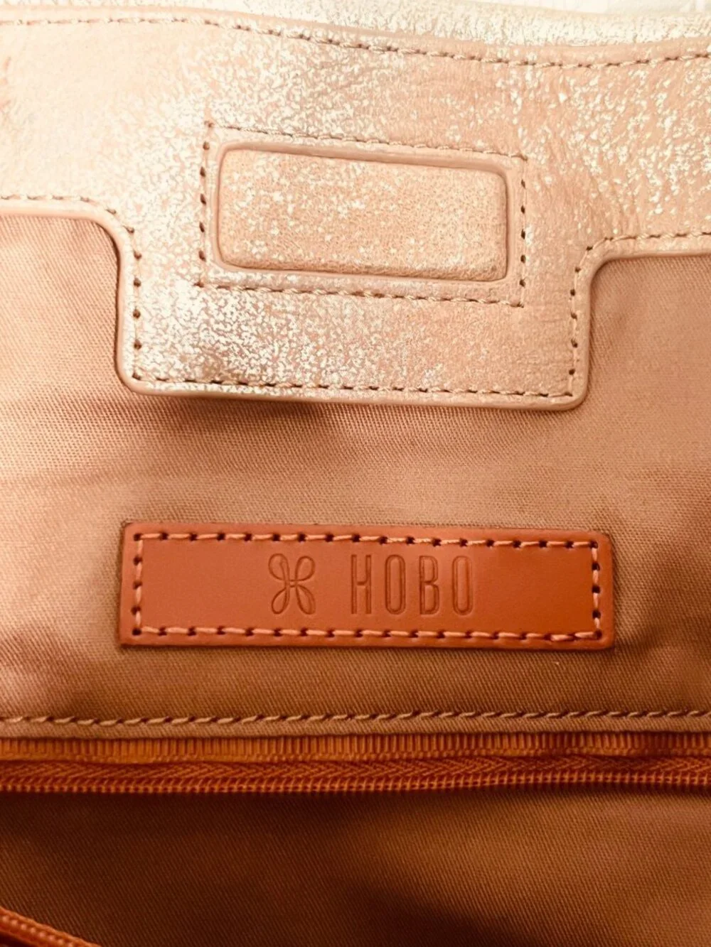 Hobo Lindley Metallic Leather Shoulder Bag With Braided Strap & Tassels Sandlewo